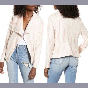 NWD BLANKNYC [ XL ] Tie Dye Faux‎ Suede Drape Front Jacket Hippie Dippe